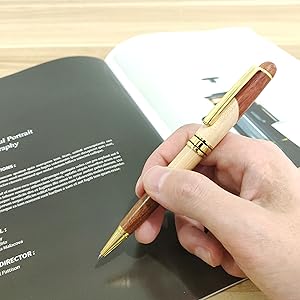 Wooden Signature Pen Set