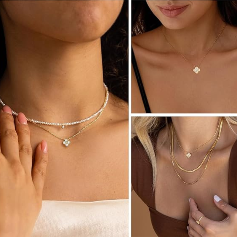 Four-Leaf Clover Necklace Collection