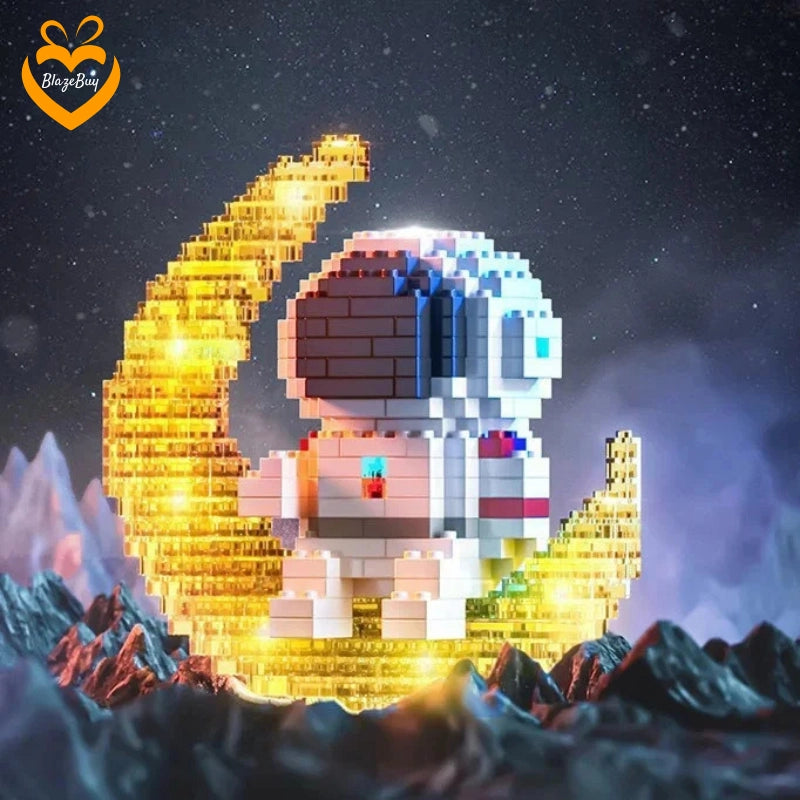 Astronaut Micro Building Block Set