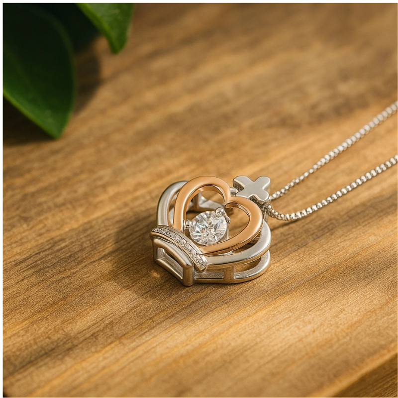 SmileBelle Daughter Crown Necklace