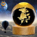 Luminous Nature Crystal Sphere