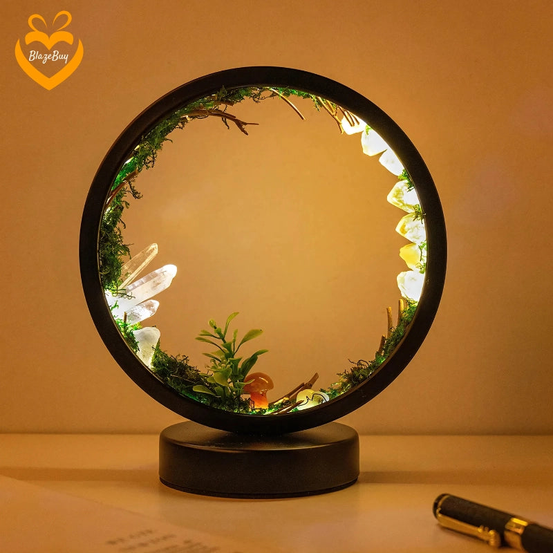 Crystal Healing Night Light Lamp
