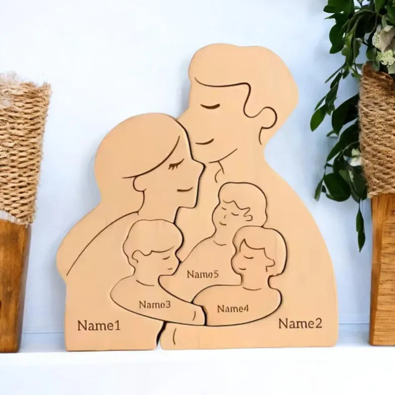 Wooden Family™ Puzzle