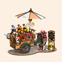 Rolife Flower Cart Puzzle