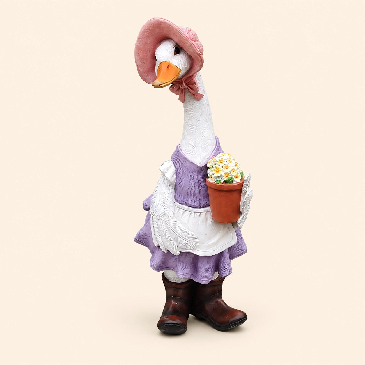 Porch Goose Garden Statue