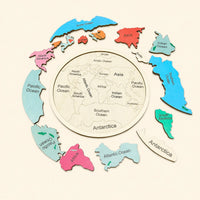 Wooden World Map Puzzle