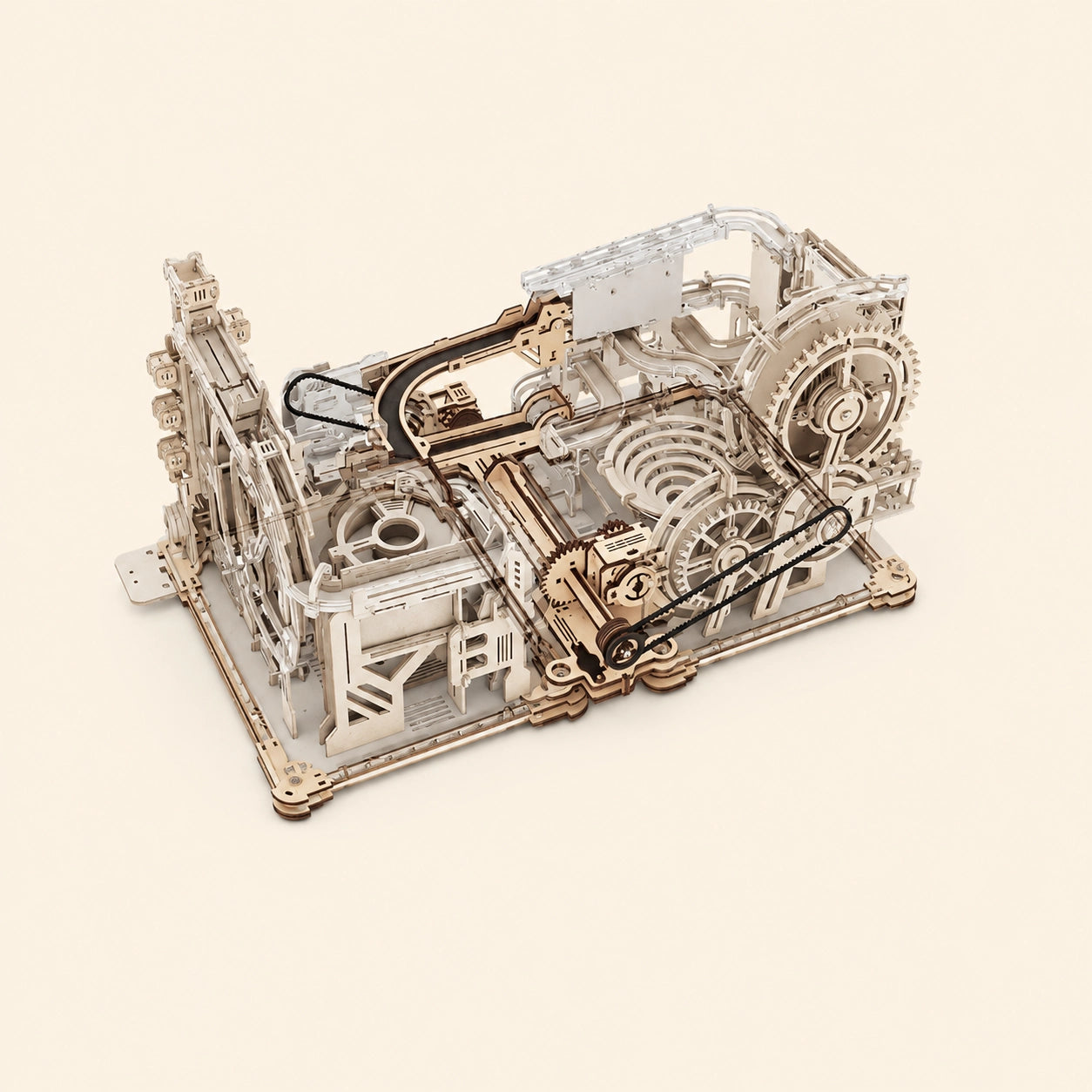 Wooden Marble Run Puzzle Set