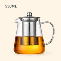 PARACITY Borosilicate Glass Teapot