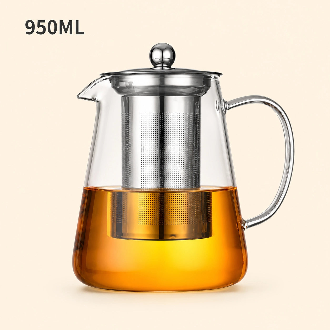PARACITY Borosilicate Glass Teapot