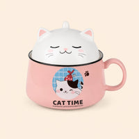 Cute Cat Ramen Bowl Set