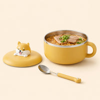 Cute Ramen Bowl with Lid