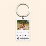 Custom Couple Photo Keychain