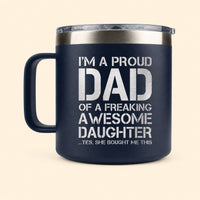 Insulated Stainless Steel Dad Mugs