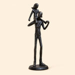 Dad & Daughter Iron Figurine