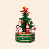 Wooden Christmas Music Box Collection