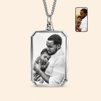 Personalized 3D Crystal Photo Necklace