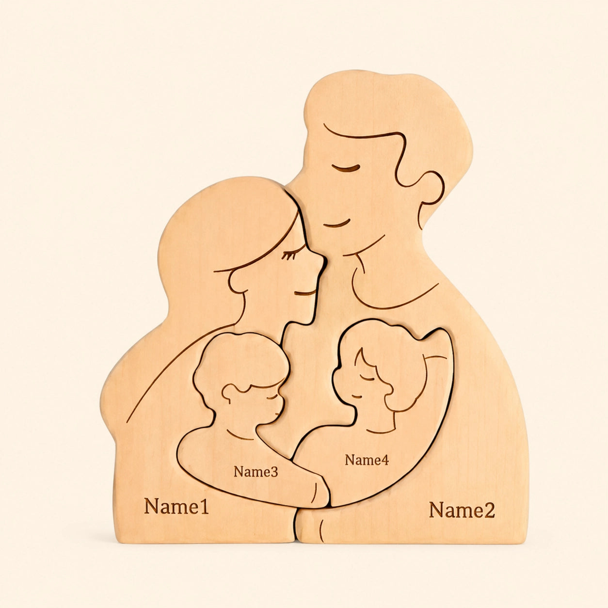 Wooden Family™ Puzzle