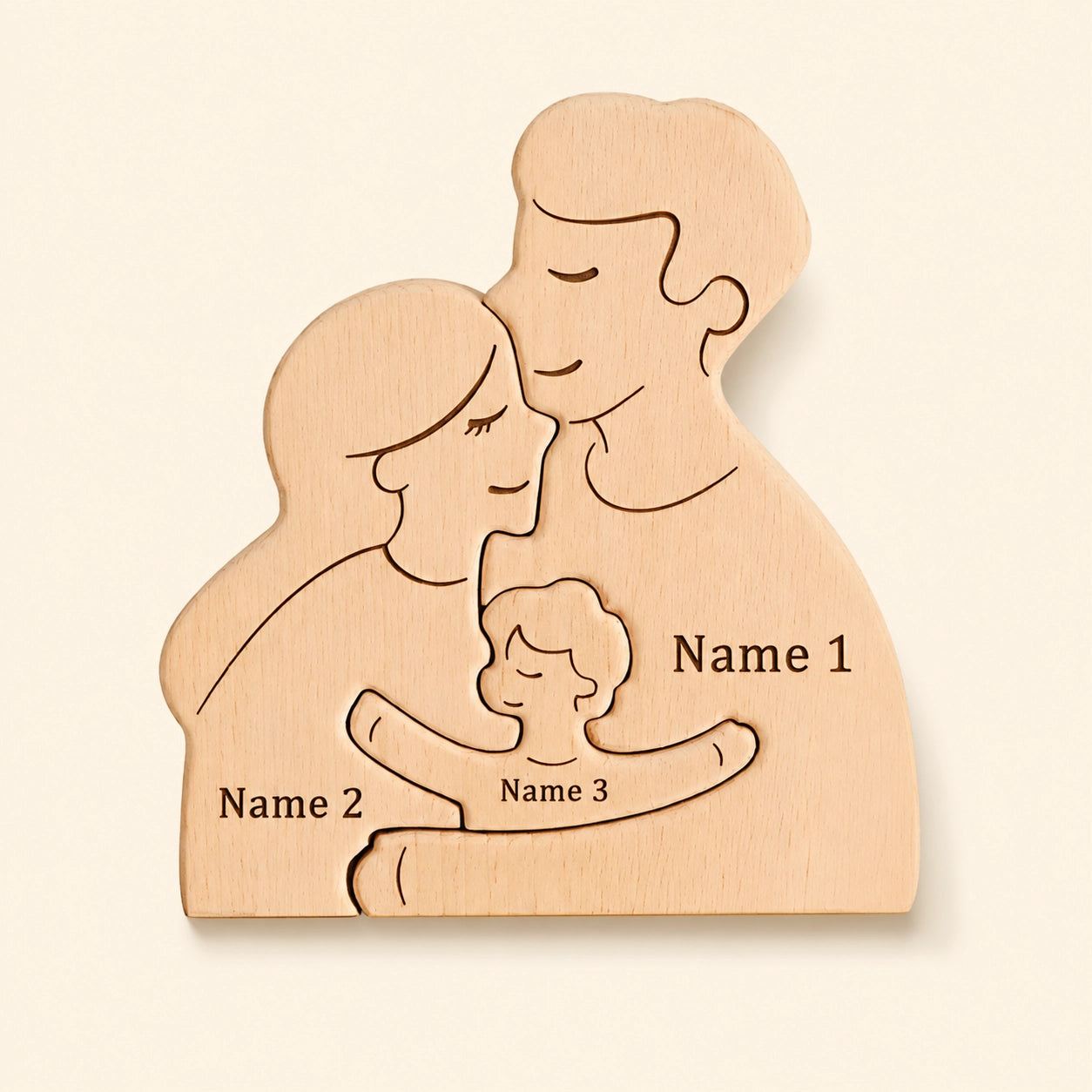 Wooden Family™ Puzzle