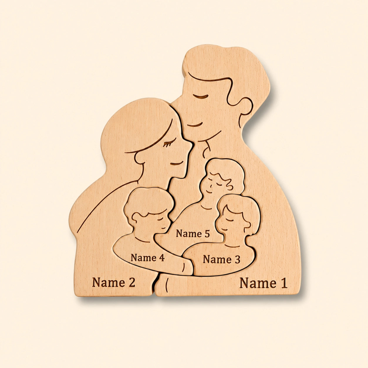 Wooden Family™ Puzzle