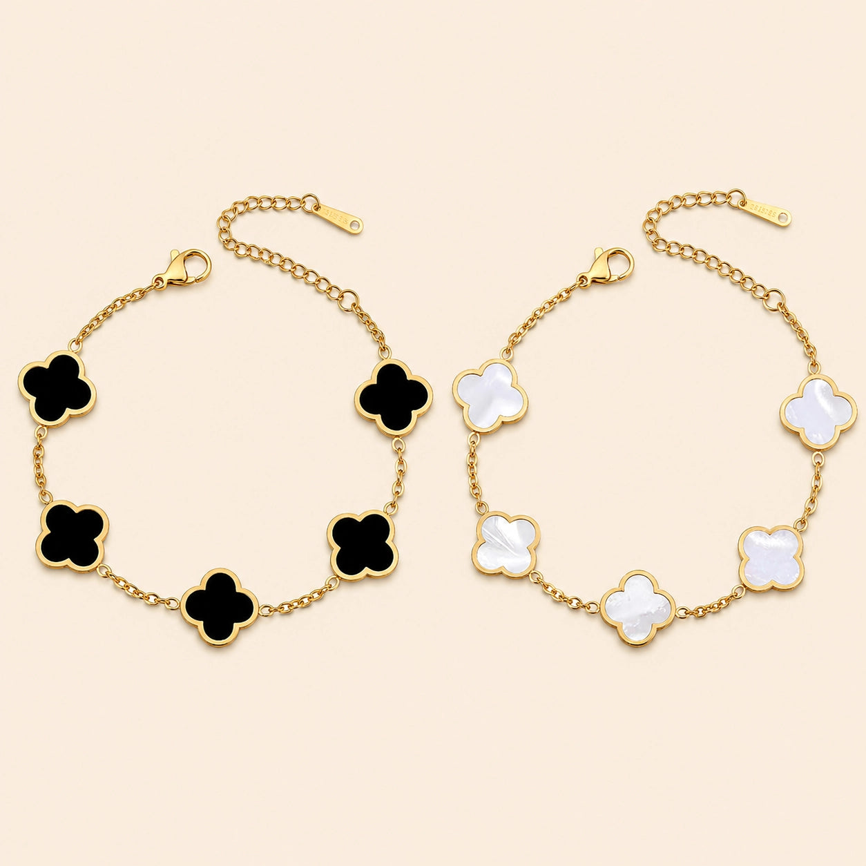 Four Leaf Clover Gold Bracelet