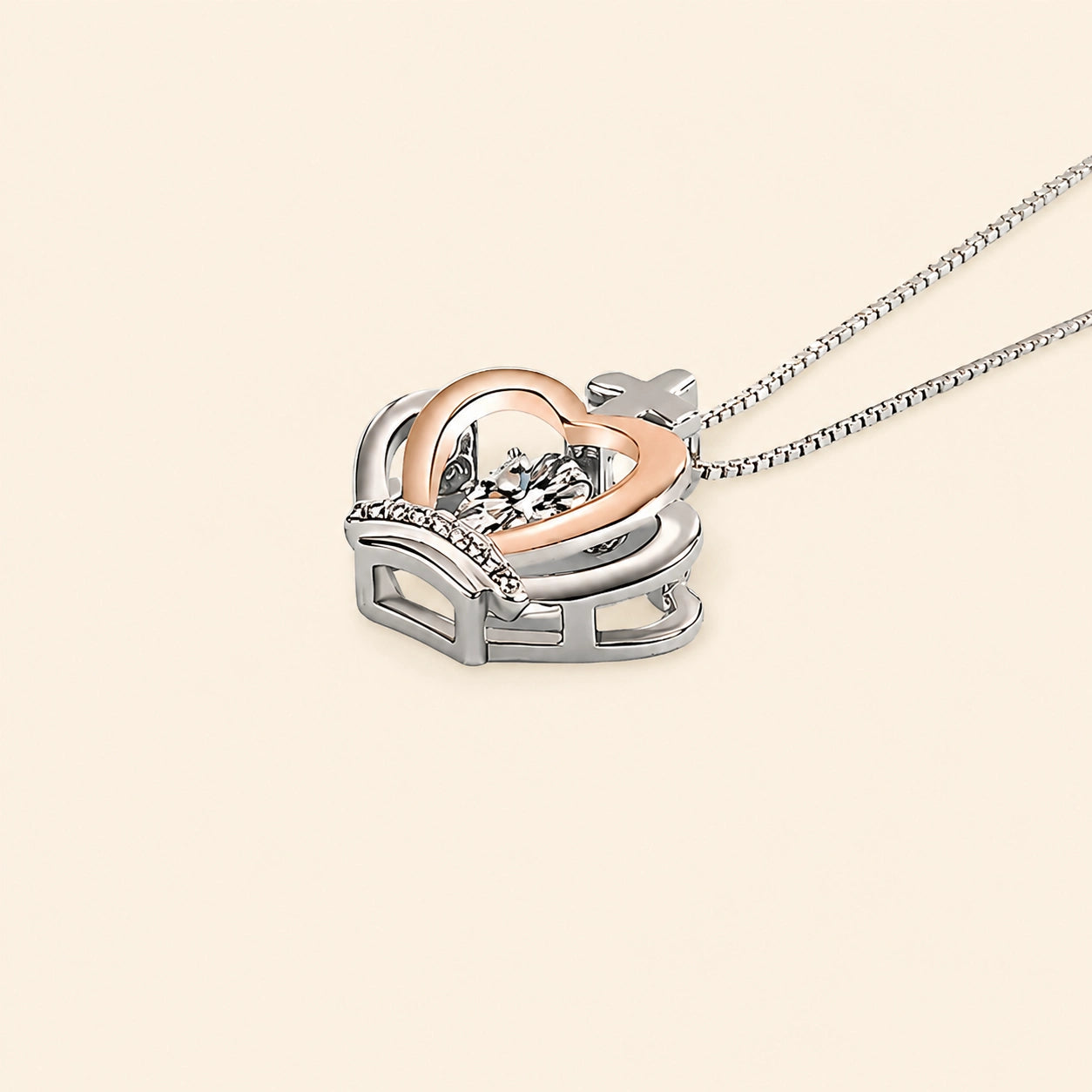 SmileBelle Daughter Crown Necklace