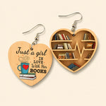 Book Lover Drop Earrings