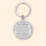 Daughter Graduation Keychain Gift