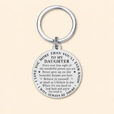 Daughter Graduation Keychain Gift