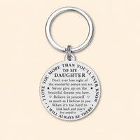 Daughter Graduation Keychain Gift
