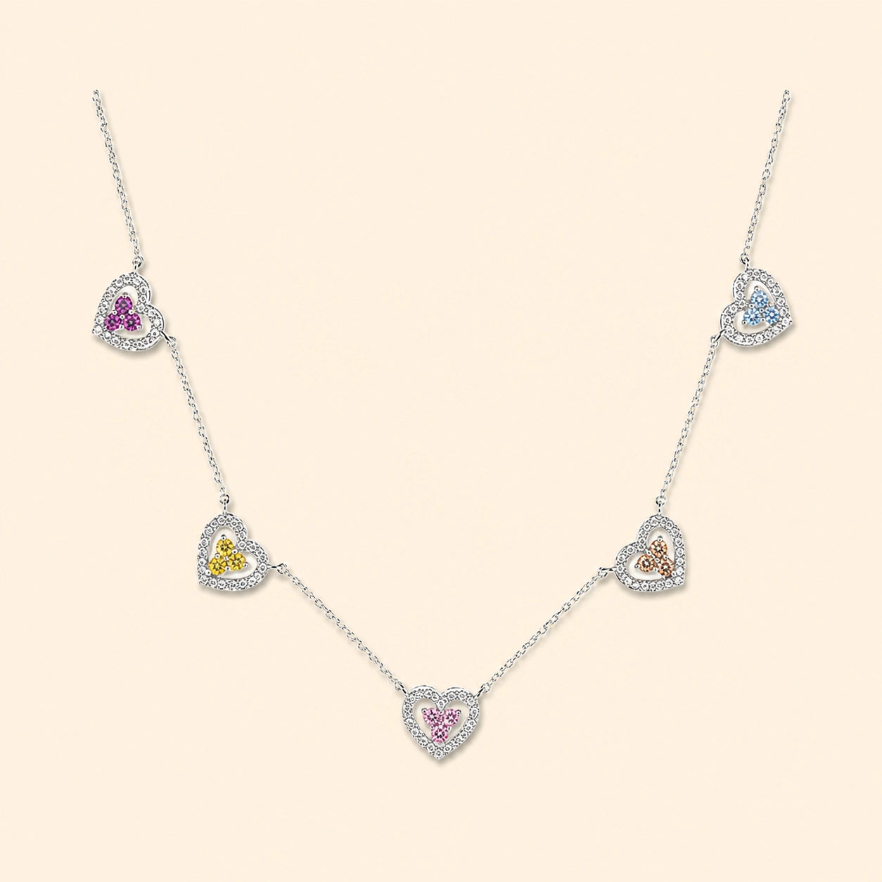 HeartGlow™ Silver Necklace