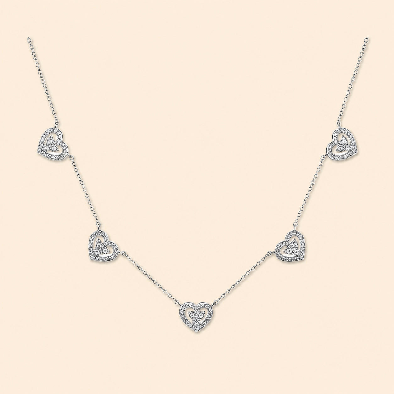 HeartGlow™ Silver Necklace