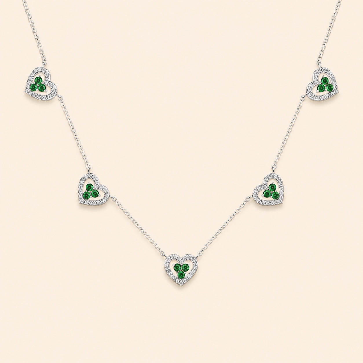 HeartGlow™ Silver Necklace