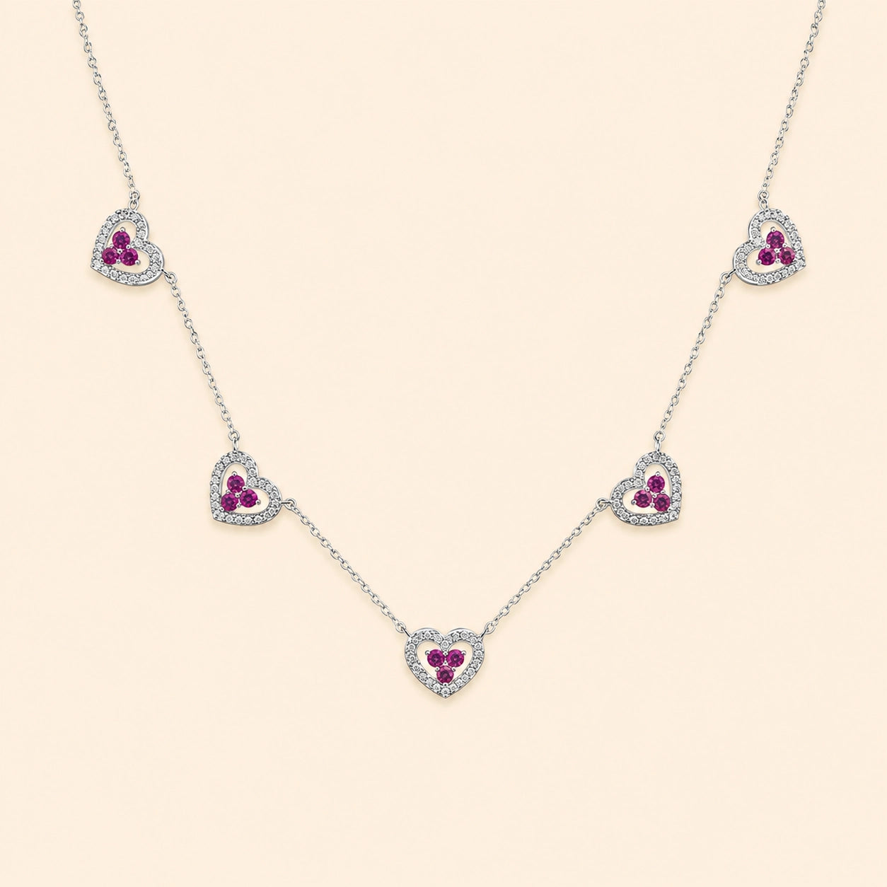 HeartGlow™ Silver Necklace