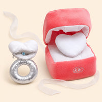 Plush Dog Ring Bearer Box