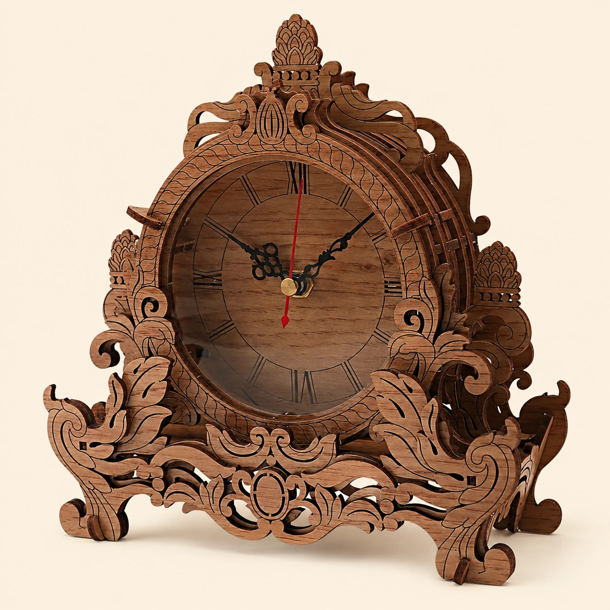 Wooden 3D Puzzle Clock
