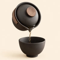Portable Ceramic Gaiwan Tea Set