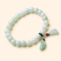 Natural Jade Bead Bracelet
