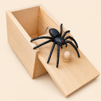 Wooden Spider Prank Box
