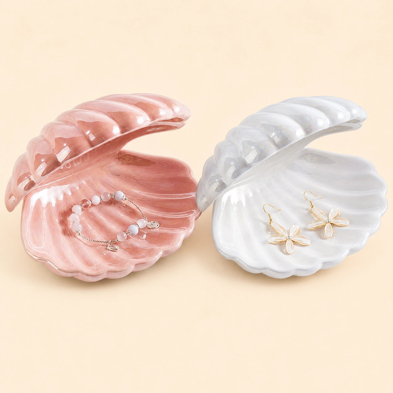 Ceramic Shell Jewelry Dish