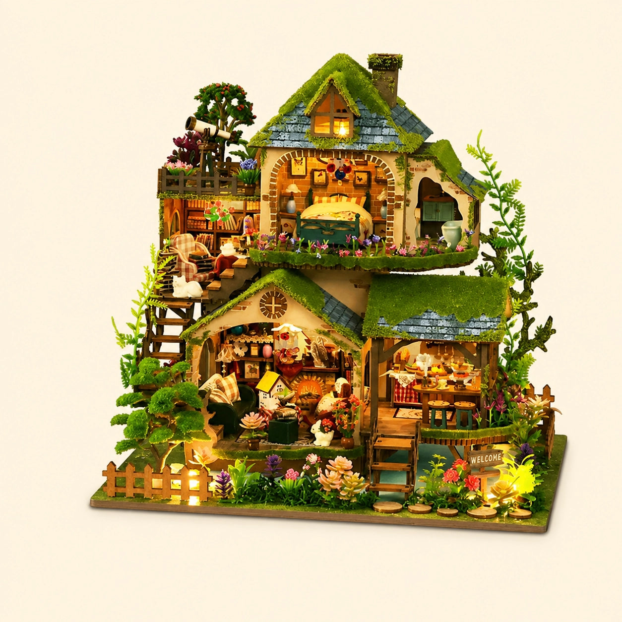 Forest Adventure Miniature House Kit