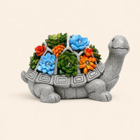 Solar Turtle Garden Statue