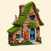 Solar Fairy House Statue