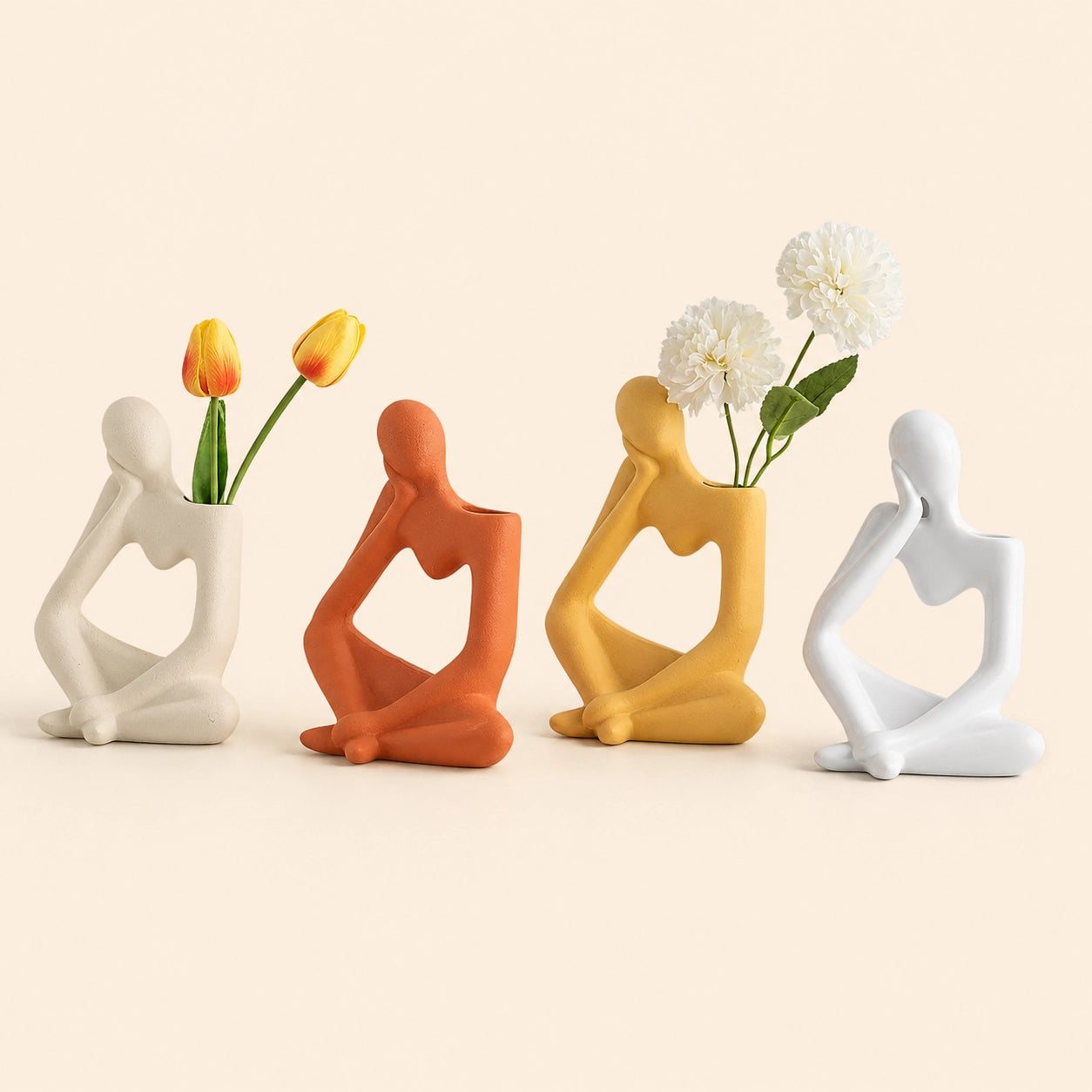Thinker Ceramic Vase Collection