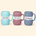 Knitting Yarn Design Mugs