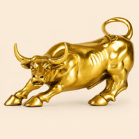 Brass Wall Street Bull