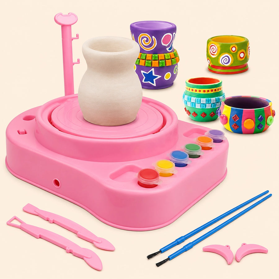 Pink Kids Pottery Studio
