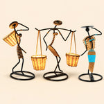 African Art Candle Holder