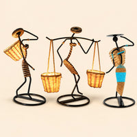 African Art Candle Holder