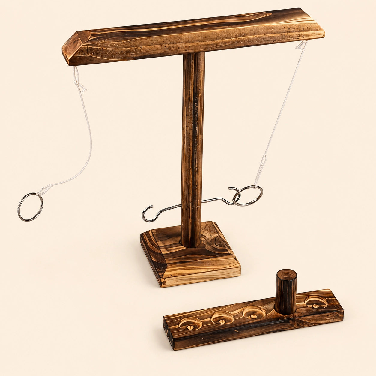 Wooden Ring Toss Game