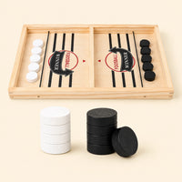 Wooden Sling Puck Game